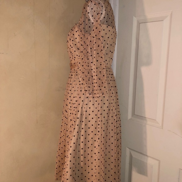 Ladies Vintage inspired Swiss dot tulle dress  size small - Picture 7 of 8